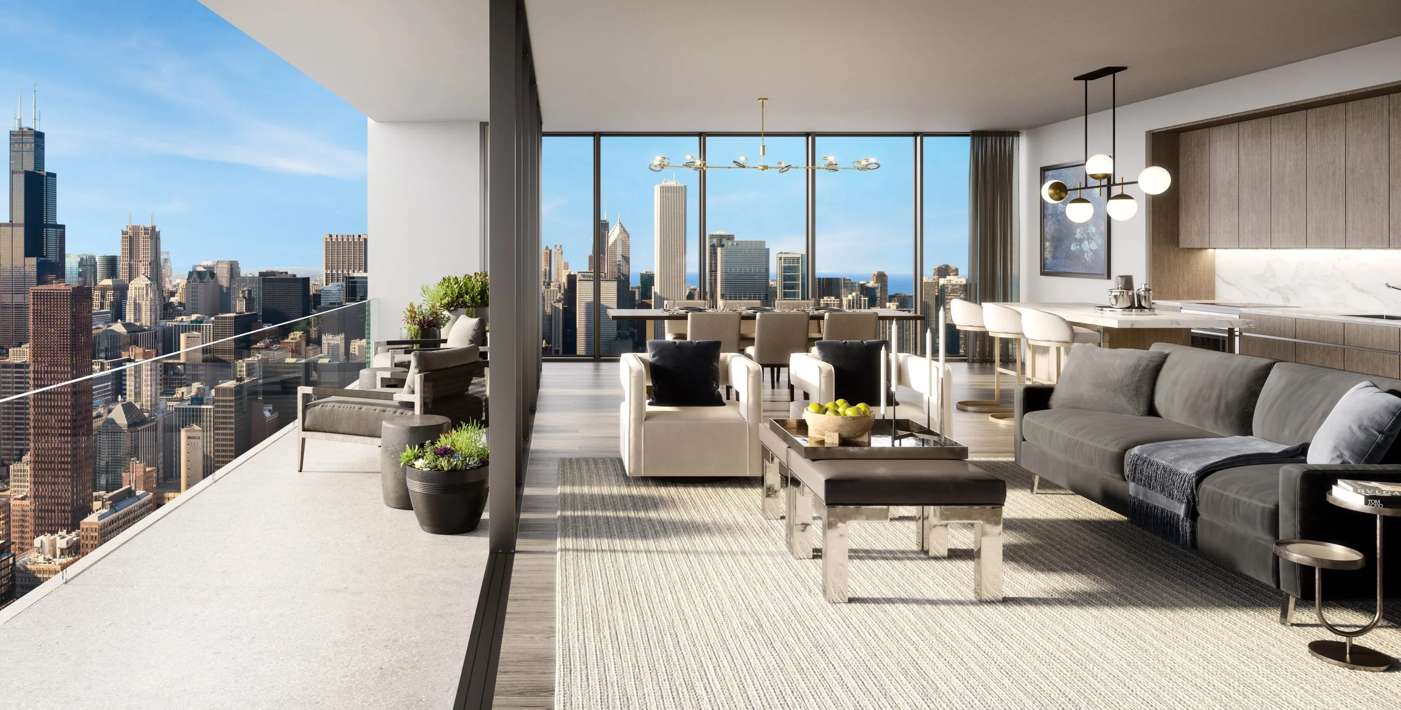 View of Chicago Luxury Apartments for Rent | Domu
